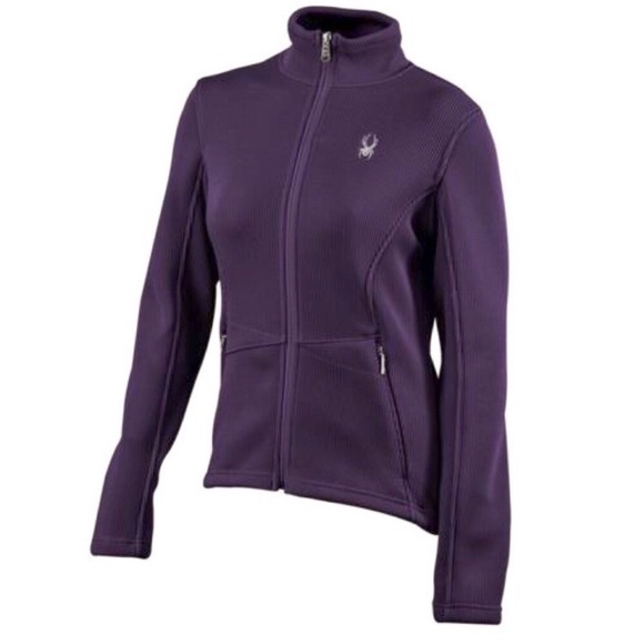 Spyder Full Zip Jacket - BROWN - Medium - Picture 9 of 13